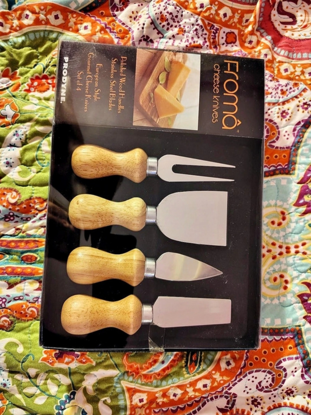 Prodyne Frosty? Cheese Knives Four-Piece Cheese Knife Set NWT
